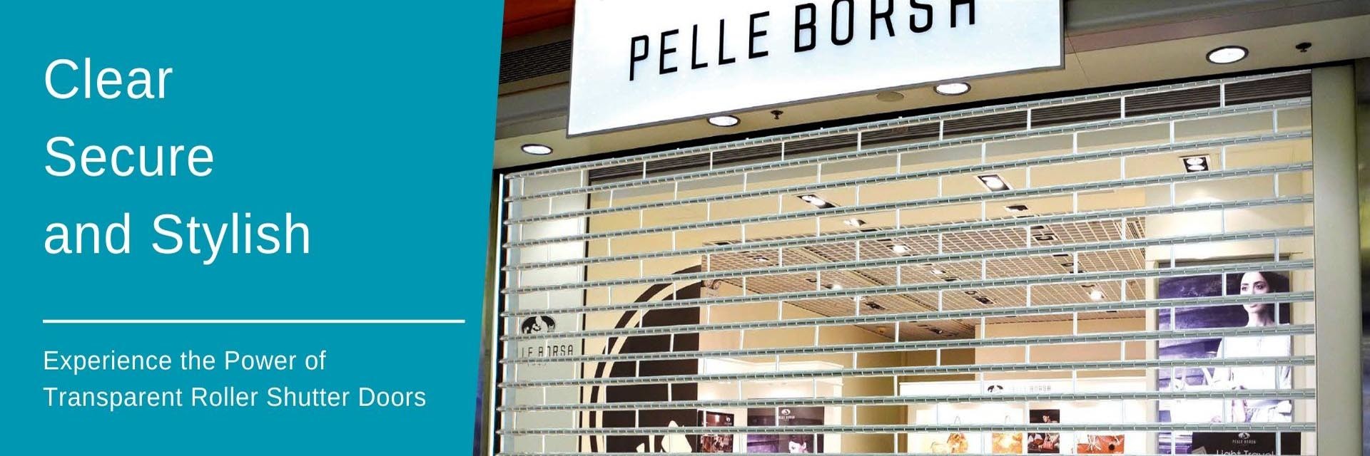 품질 투명한 롤러 셔터 문 공장